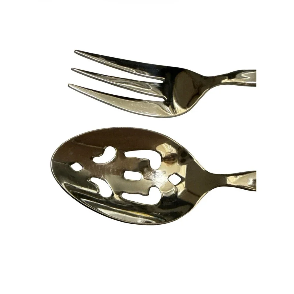 Cambridge TOWNHOUSE SS Flatware Serving Fork & Slotted Serving Spoon Replacement